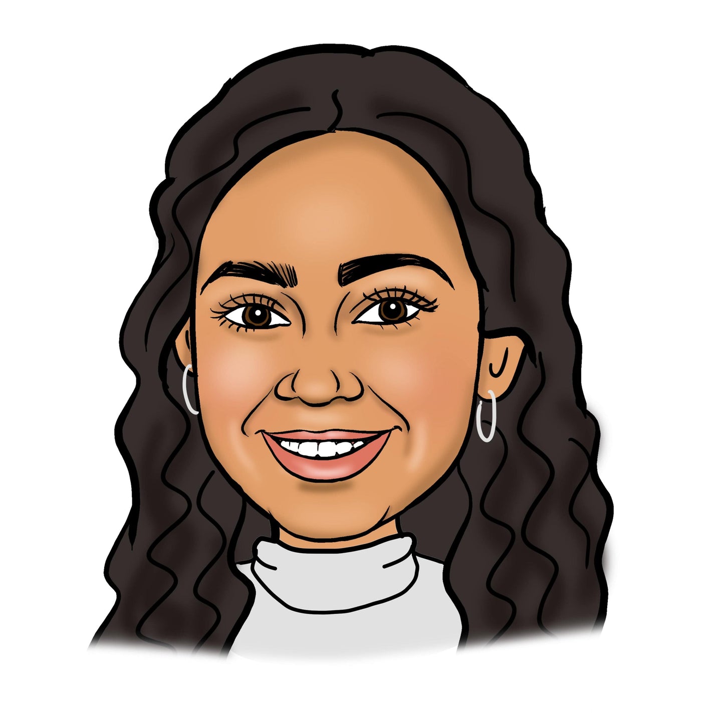 Caricature headshot (by e-mail only)