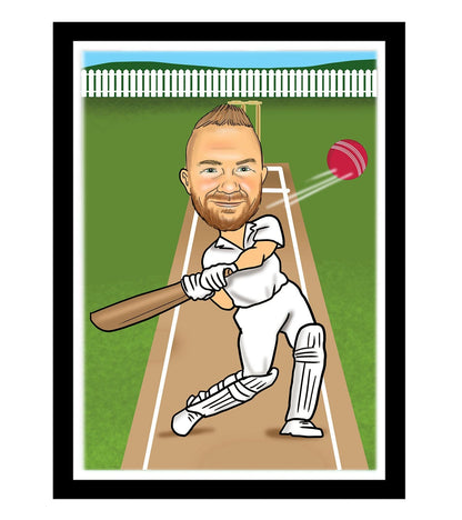 cricket caricature gift