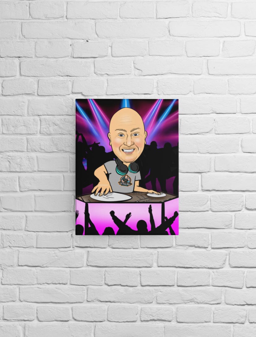 Man DJ Caricature | DJ Caricature | Steph's Sketches