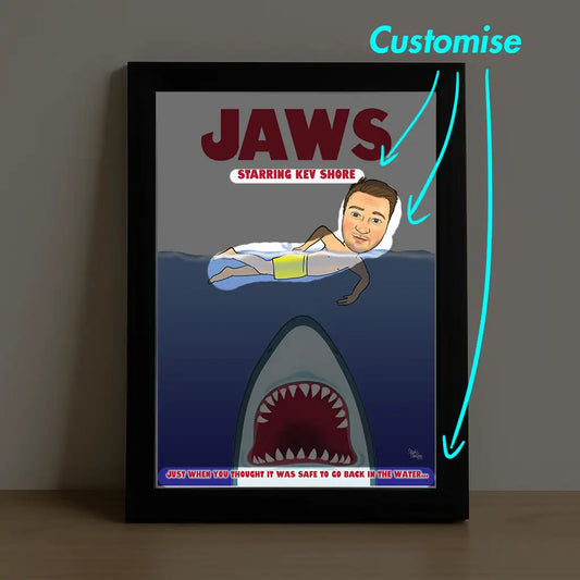 Jaws Movie Caricature