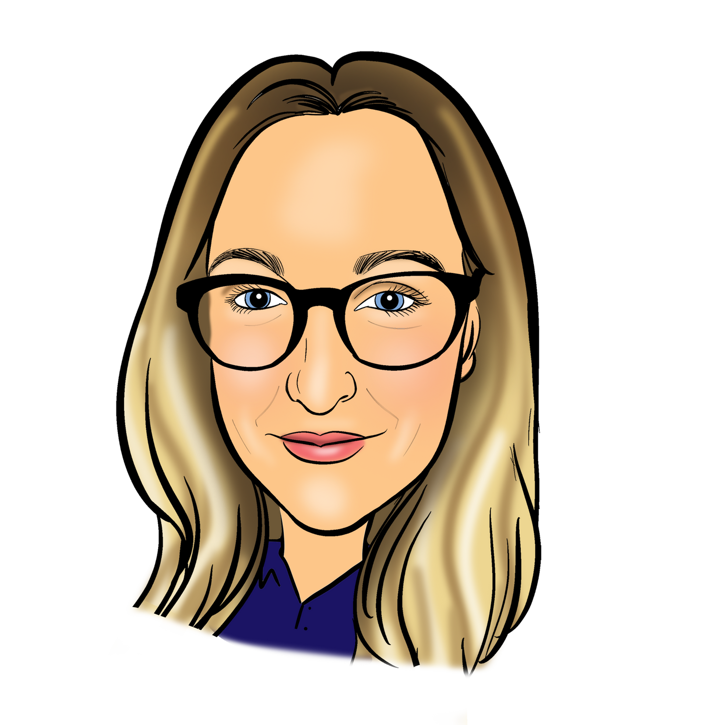 Caricature headshot (by e-mail only)
