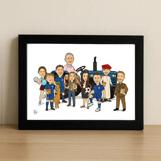 Large Group Caricature