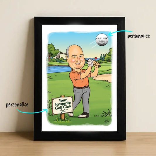 Golf Caricature