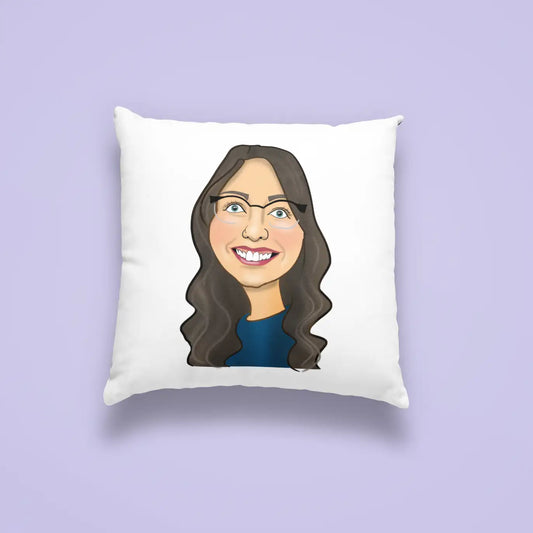 Caricature Face Cushion