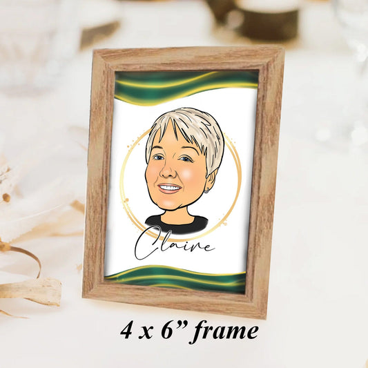 Corporate Event Caricature Place Setting
