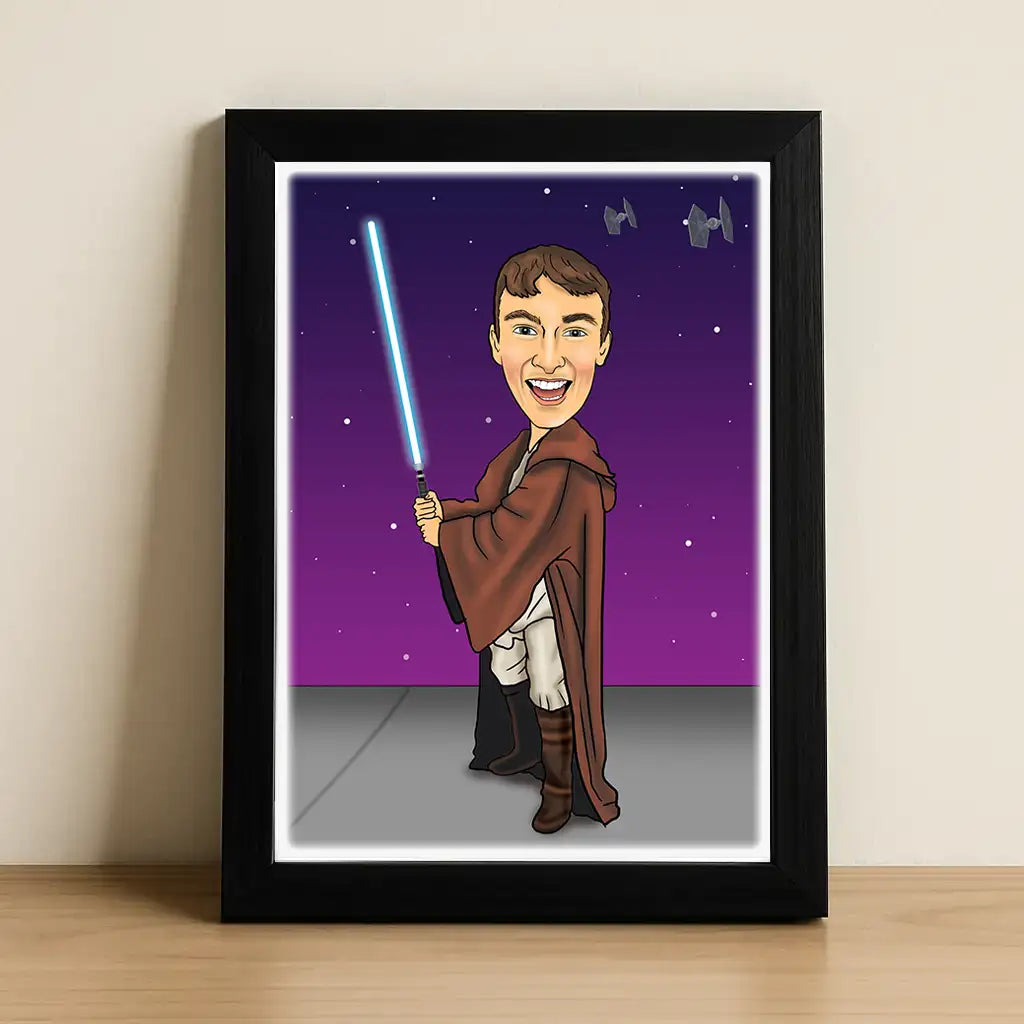 Star Wars Caricature - Jedi Luke