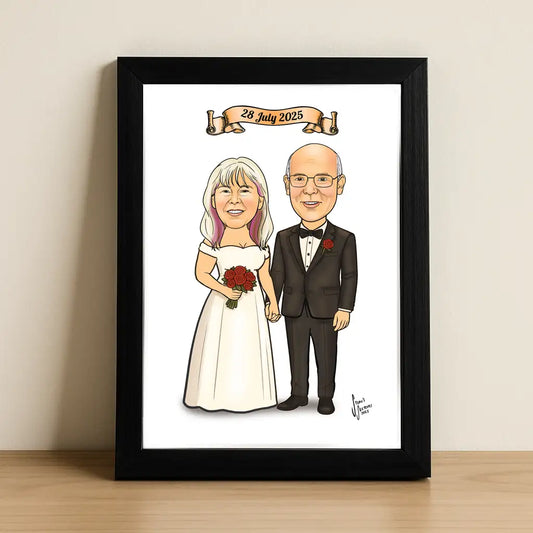 Wedding Couple Caricature