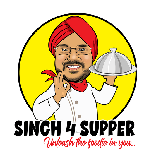Singh 4 Supper Sticker | 1 Person Logo Package | Steph's Sketches