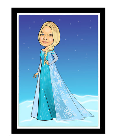 Princess Elsa Caricature | Elsa Caricature | Steph' Sketches