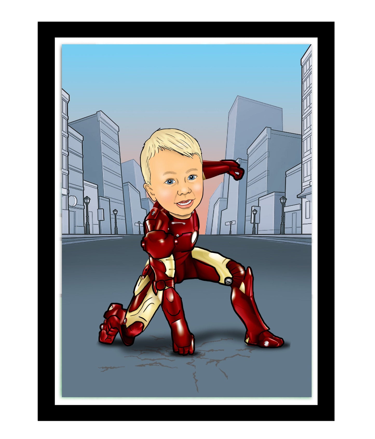 Iron man Caricature | Ironman Caricature | Steph's Sketches