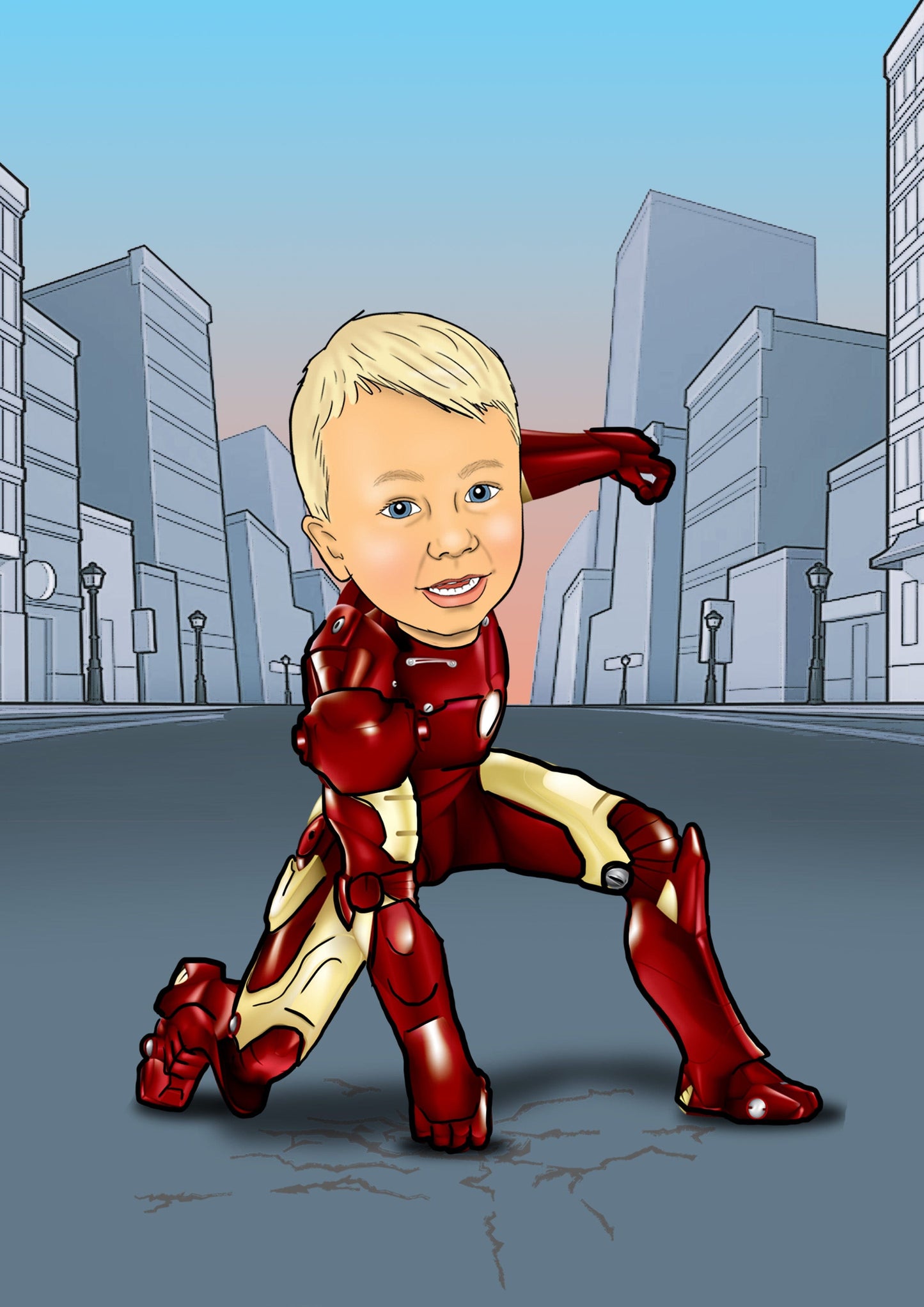 Iron man Caricature | Ironman Caricature | Steph's Sketches