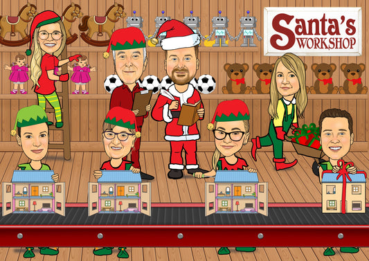 🎄 Top 5 Reasons Your Business Needs Caricature Christmas Cards This Year ✏️✨