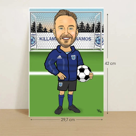 Football Coach Caricature