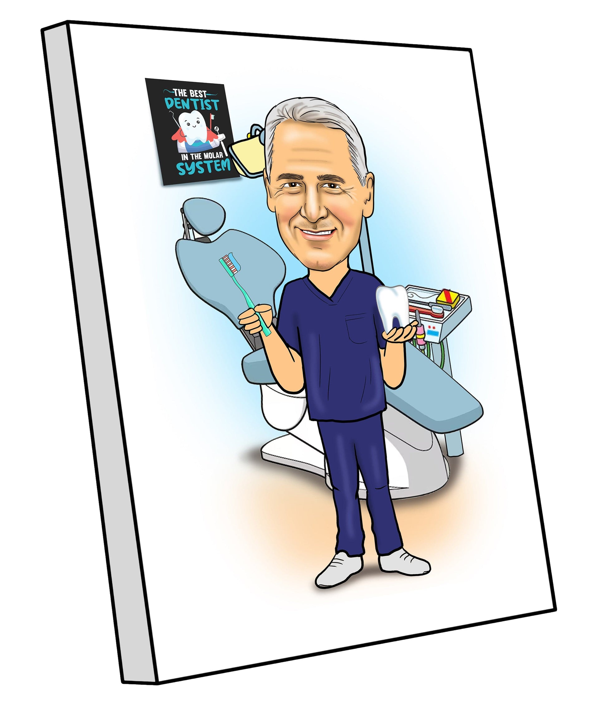 dentist caricature gift