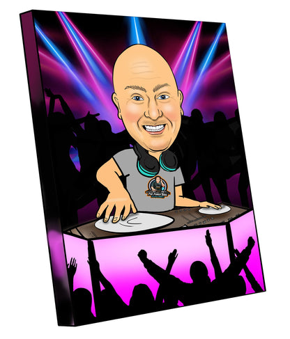 DJ Caricature - man