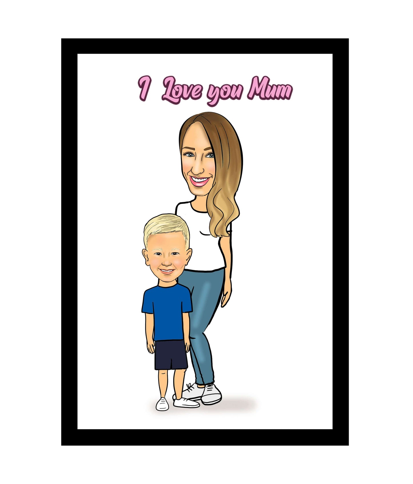 Mother's Day Caricature | Mother Day Caricature | Steph's Sketches