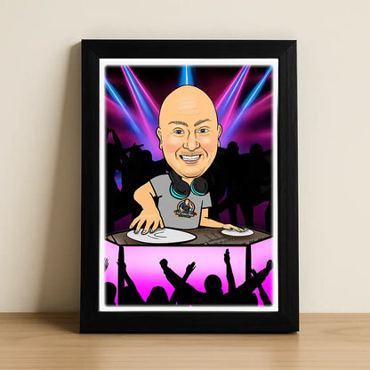 DJ Caricature - man
