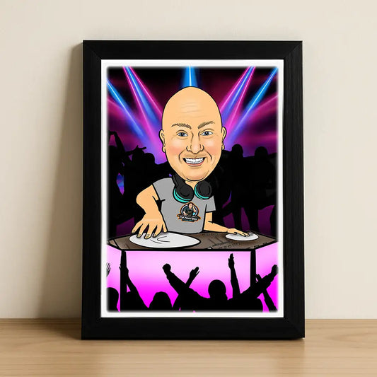 DJ Caricature - man