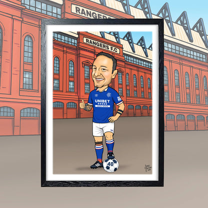Rangers Fan Caricature
