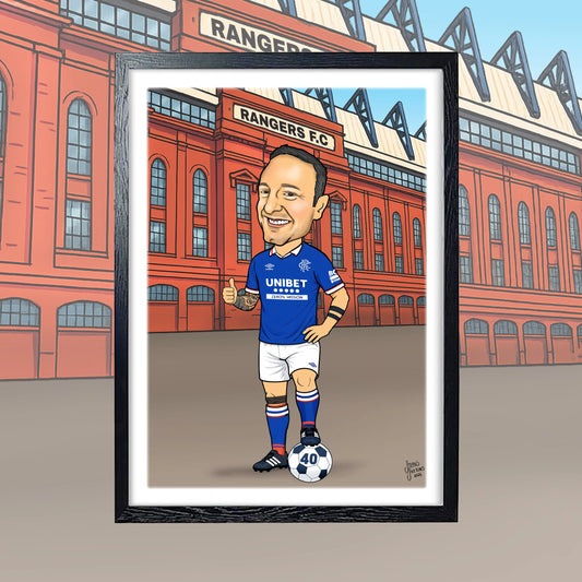 Rangers Fan Caricature