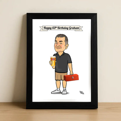 Birthday Boy caricature