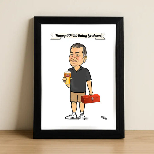 Birthday Boy caricature