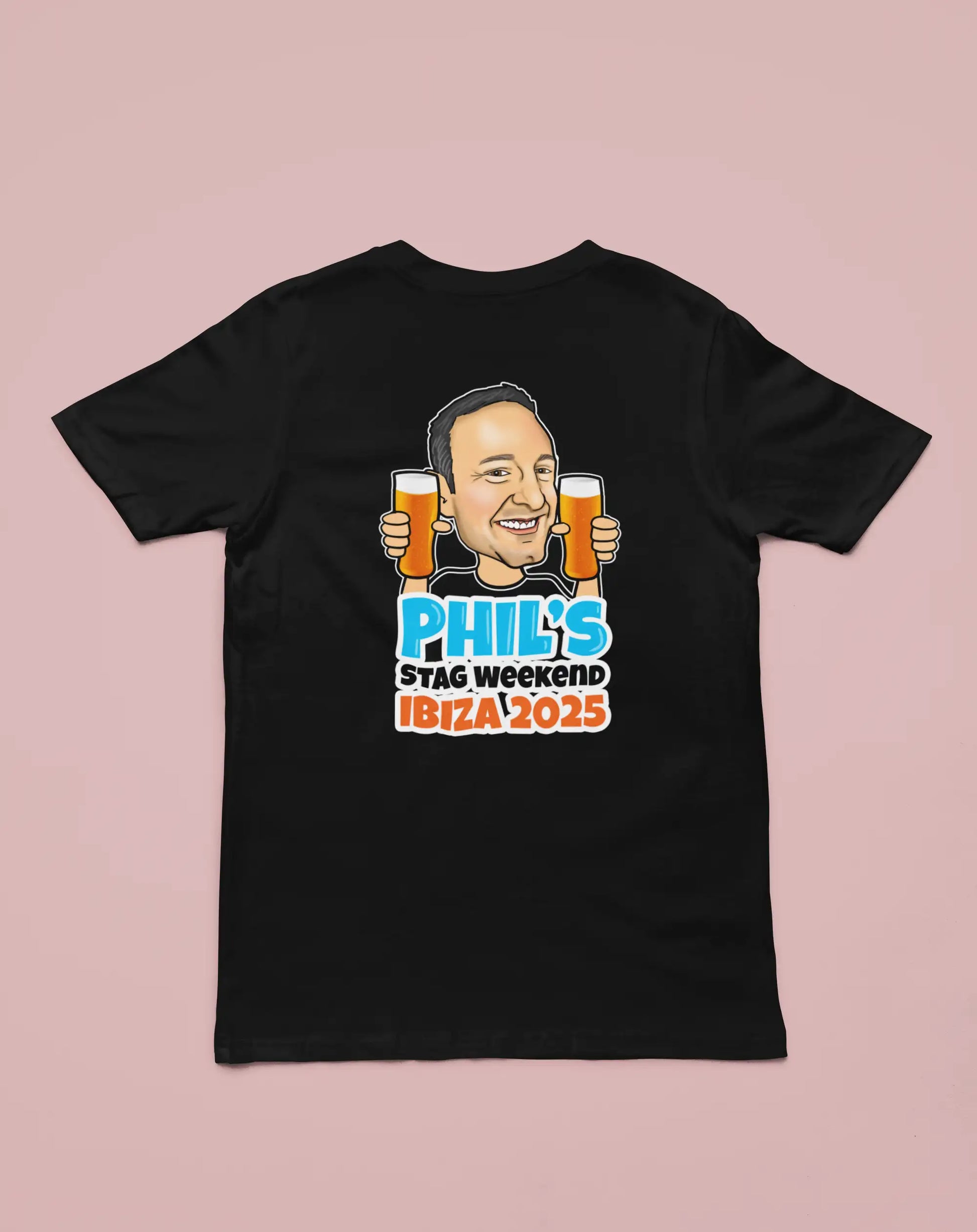 funny stag do shirt caricature cartoon
