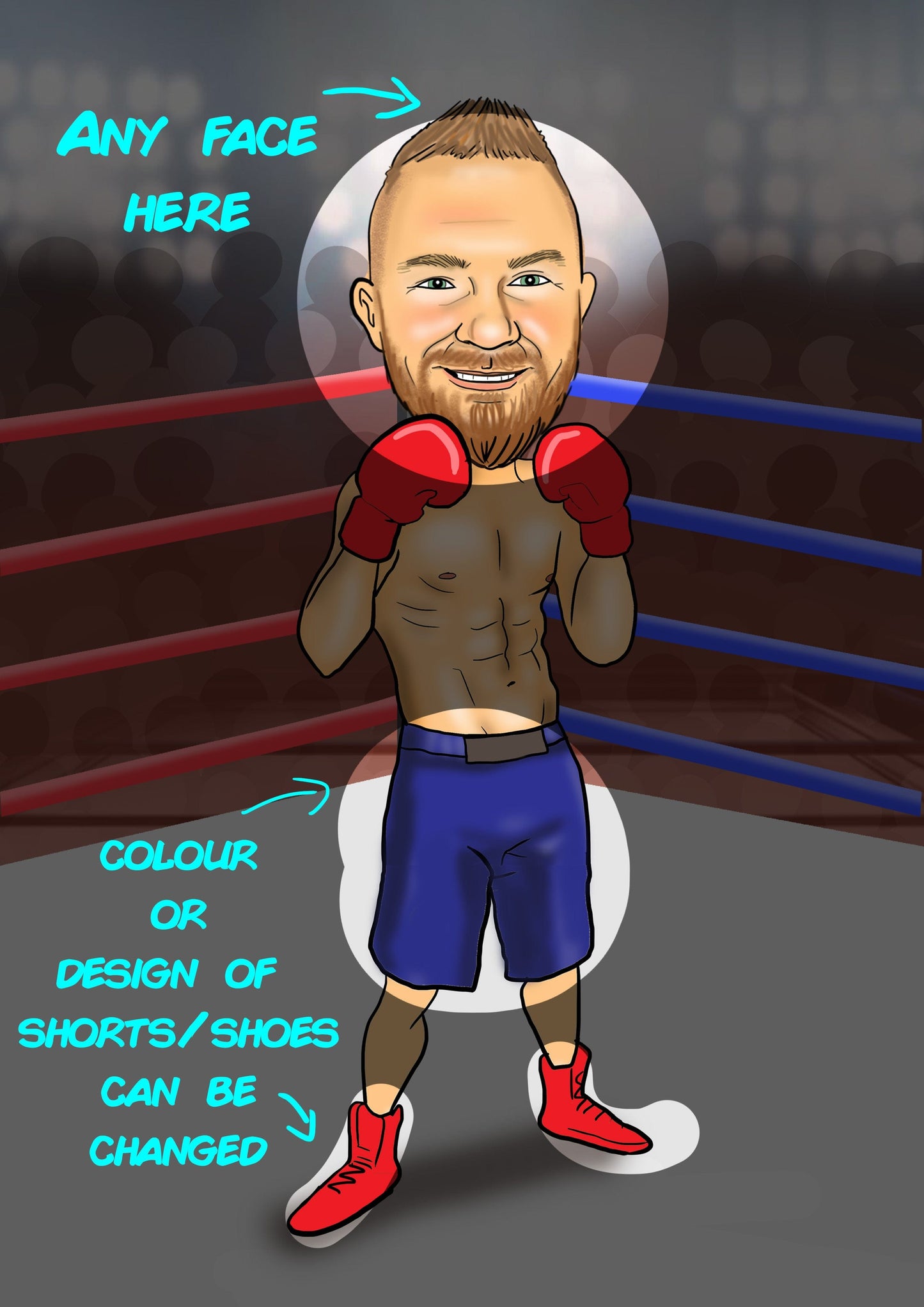 Boxing Caricature Photo | Boxing Caricature | Steph's Sketches