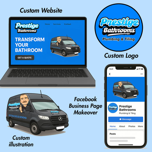 Plumber Pro Power Pack — Website, Logo & Avatar