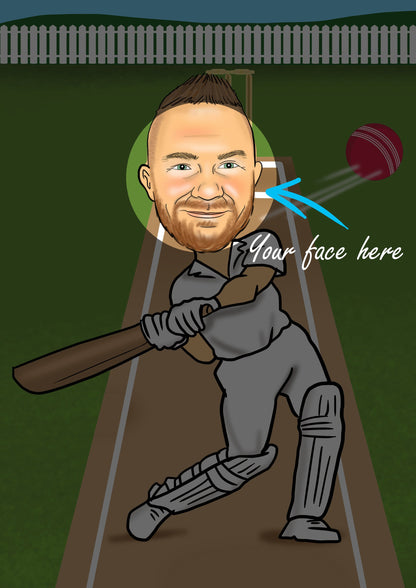 cricket caricature gift