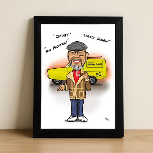 Delboy Only Fools and Horses caricature gift