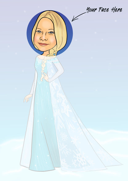 Princess Elsa Caricature | Elsa Caricature | Steph' Sketches