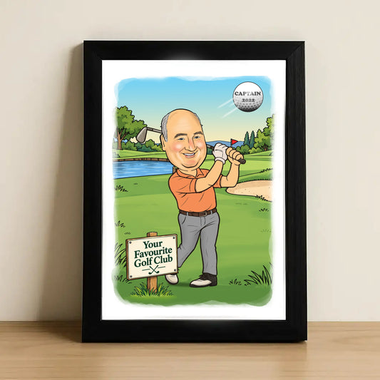 Golf Caricature