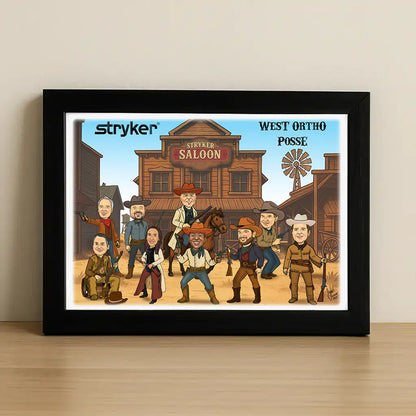 Large Group Caricature