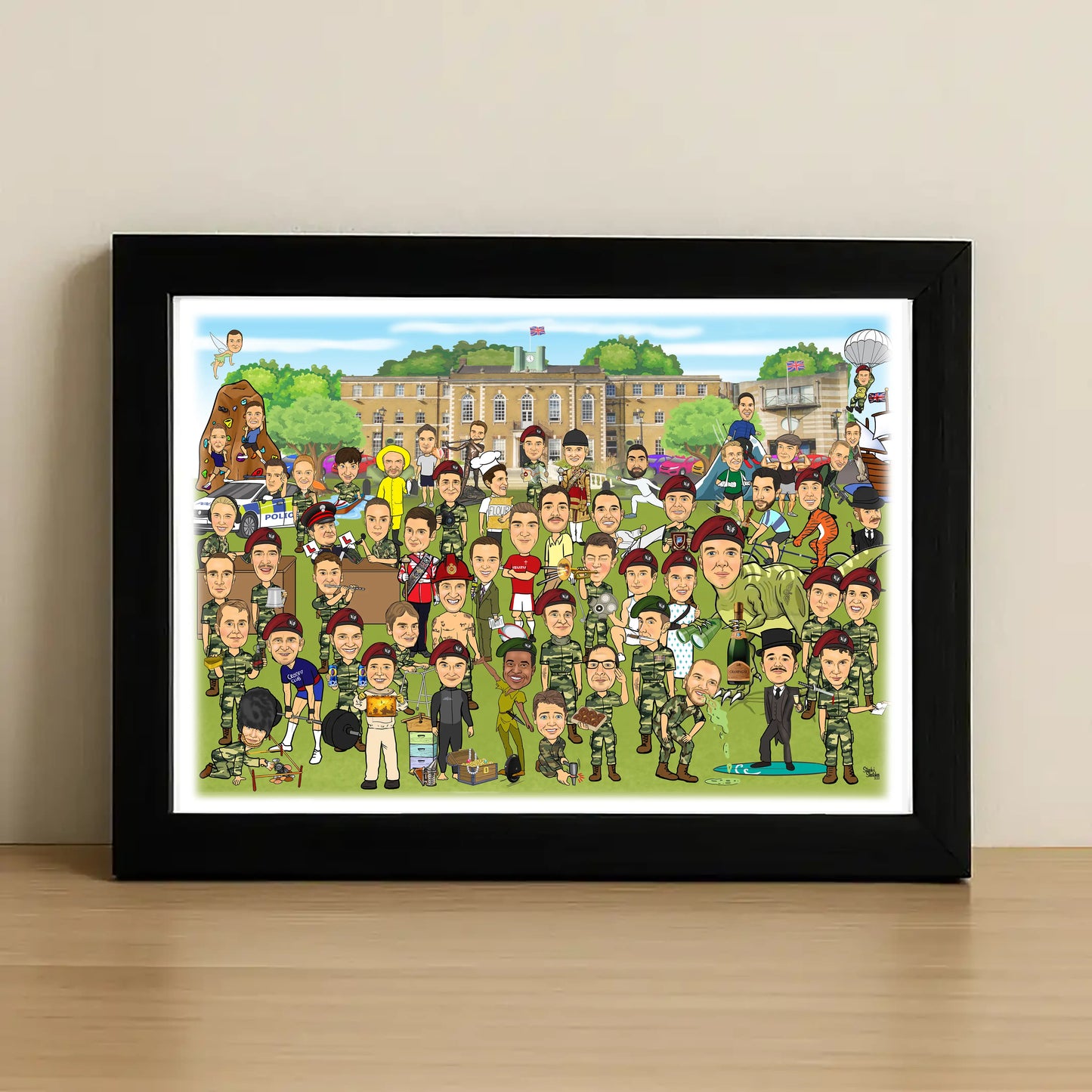 Large Group Caricature