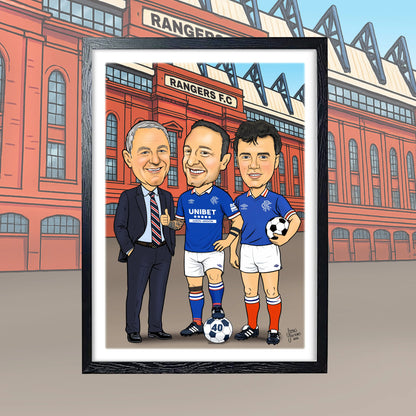 Rangers Fan Caricature