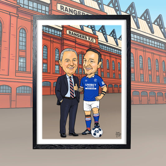 Rangers Fan Caricature
