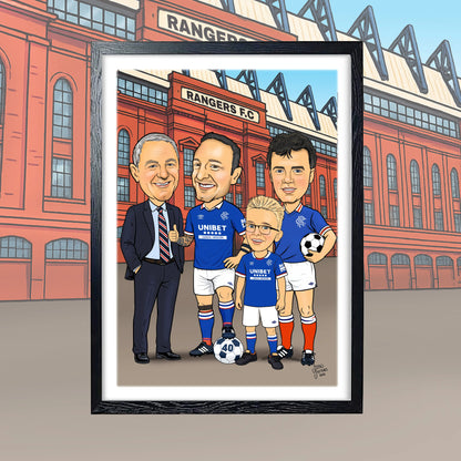 Rangers Fan Caricature