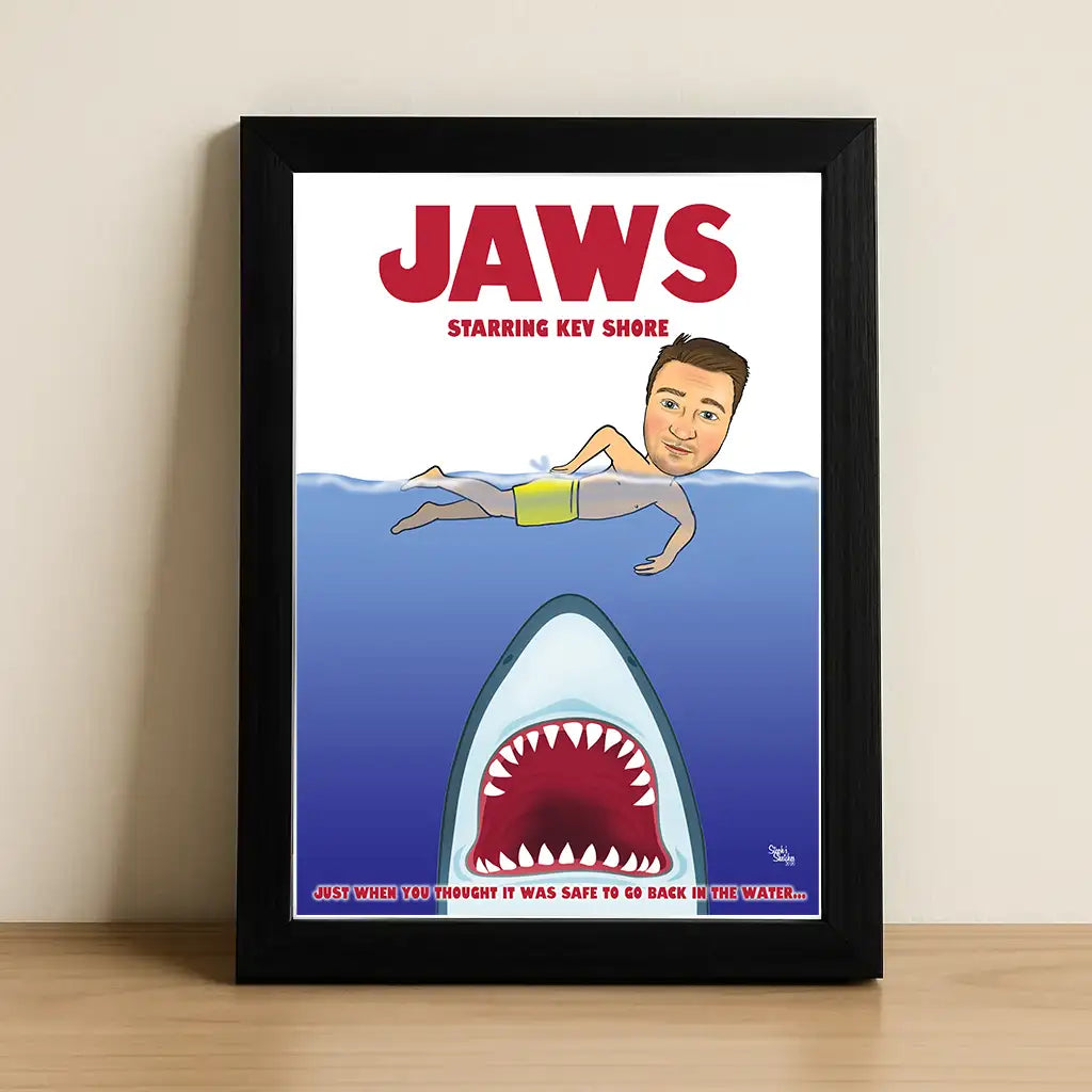 Jaws Movie Caricature