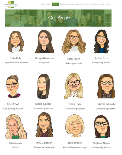 Caricature Headshot (exaggerated style)