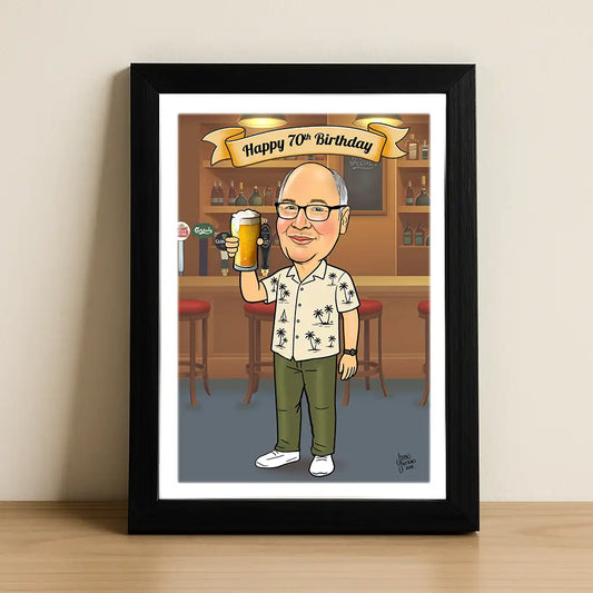 Pub Caricature - 1 person