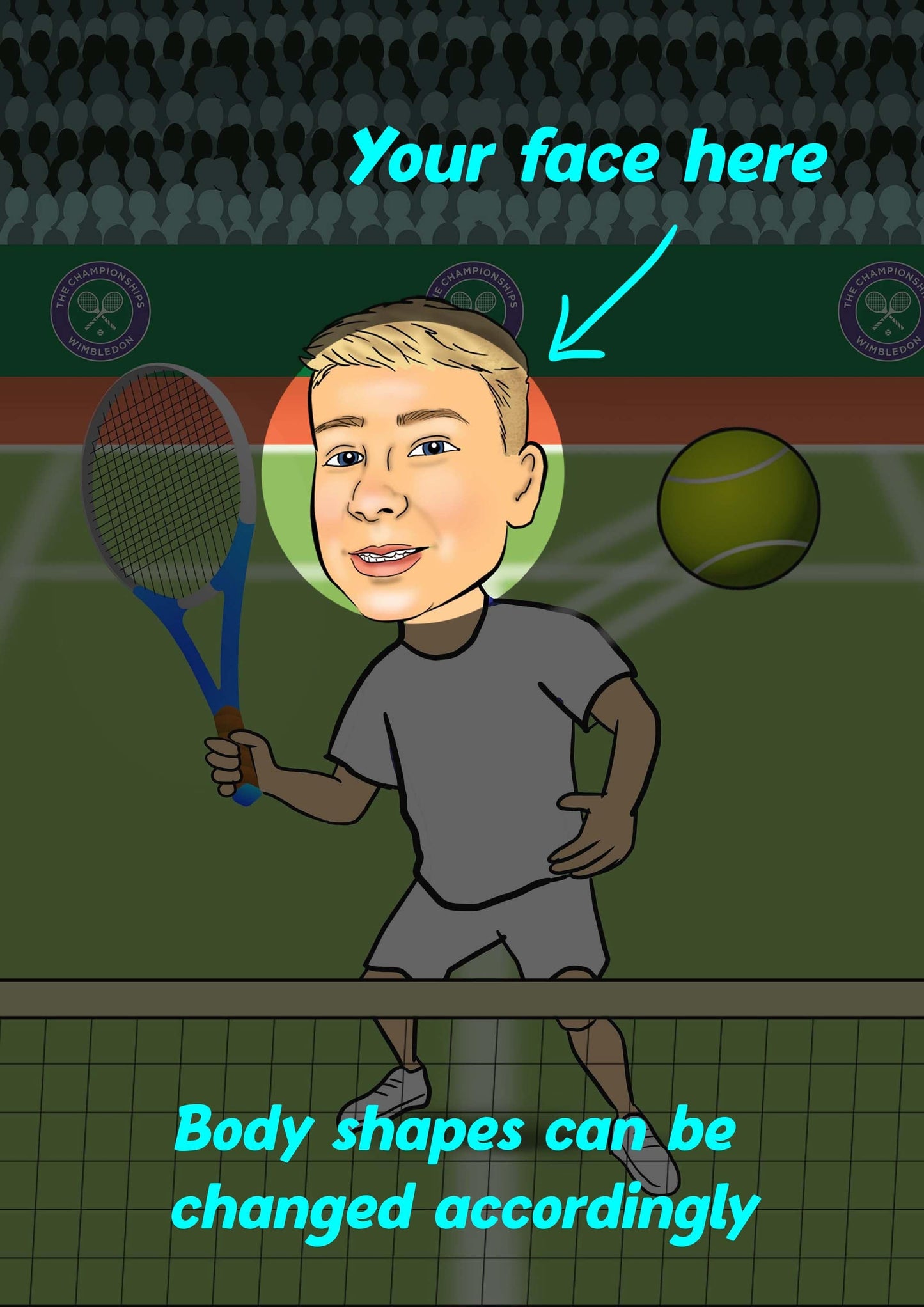 Tennis Caricature