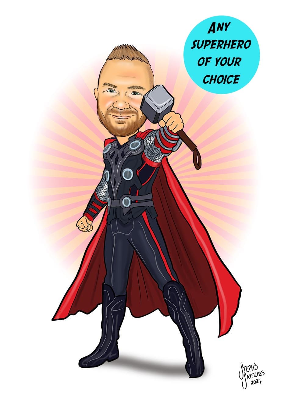 Pick your Own Superhero - 1 person