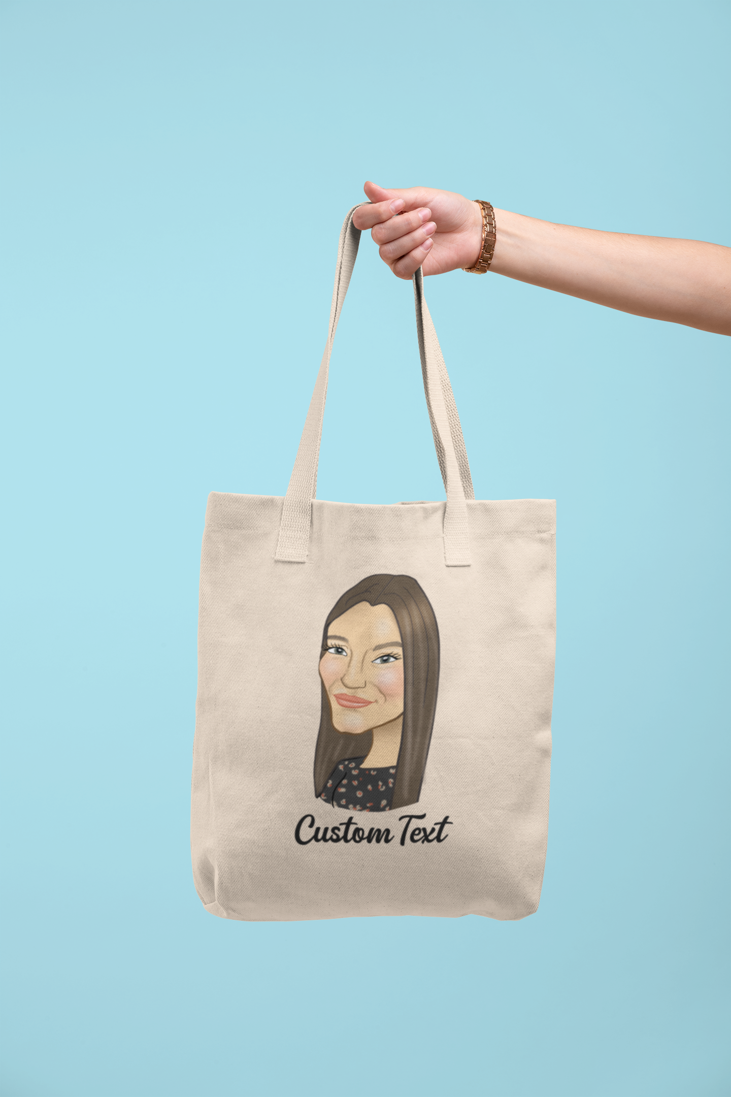 Caricature Tote Bag