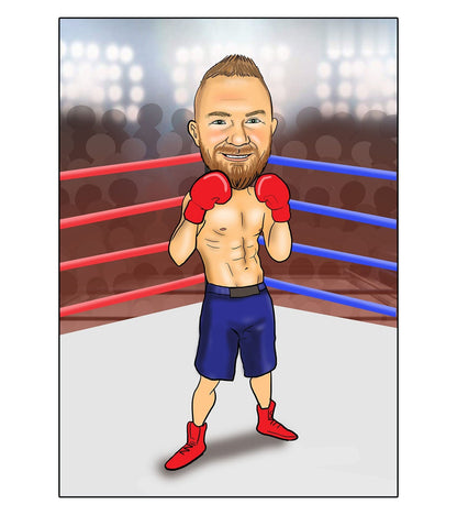 Boxing Caricature Photo | Boxing Caricature | Steph's Sketches