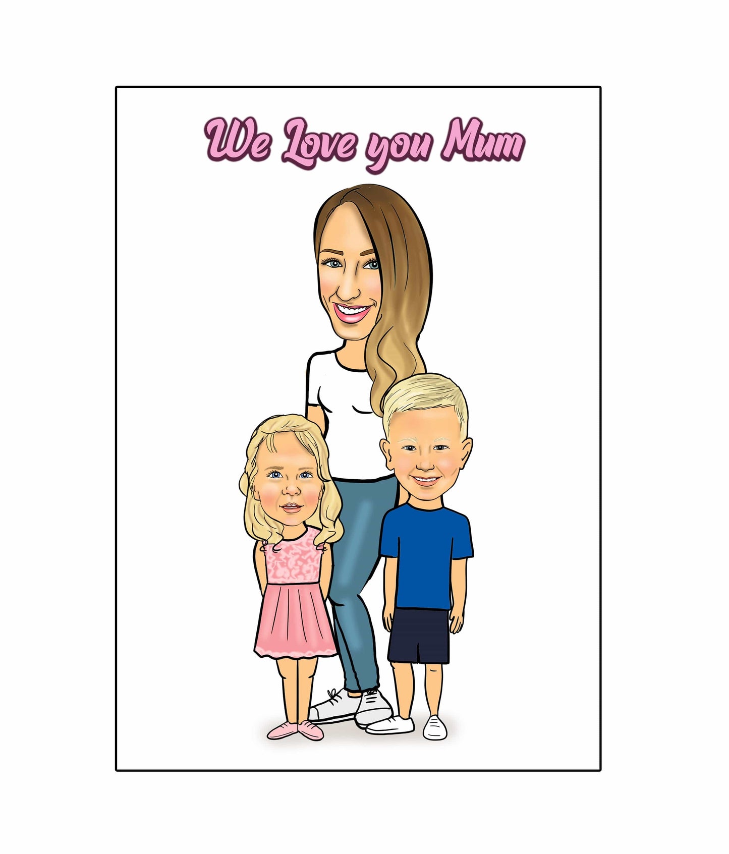 Mother's Day Caricature | Mother Day Caricature | Steph's Sketches