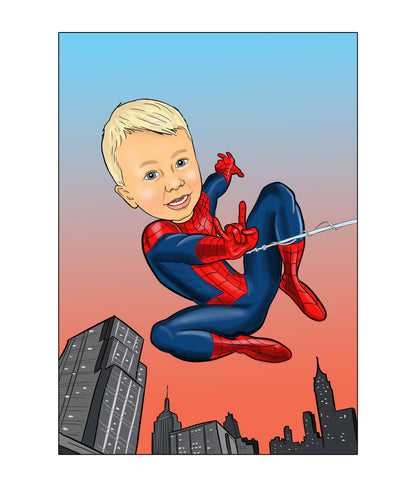 Spiderman Caricature