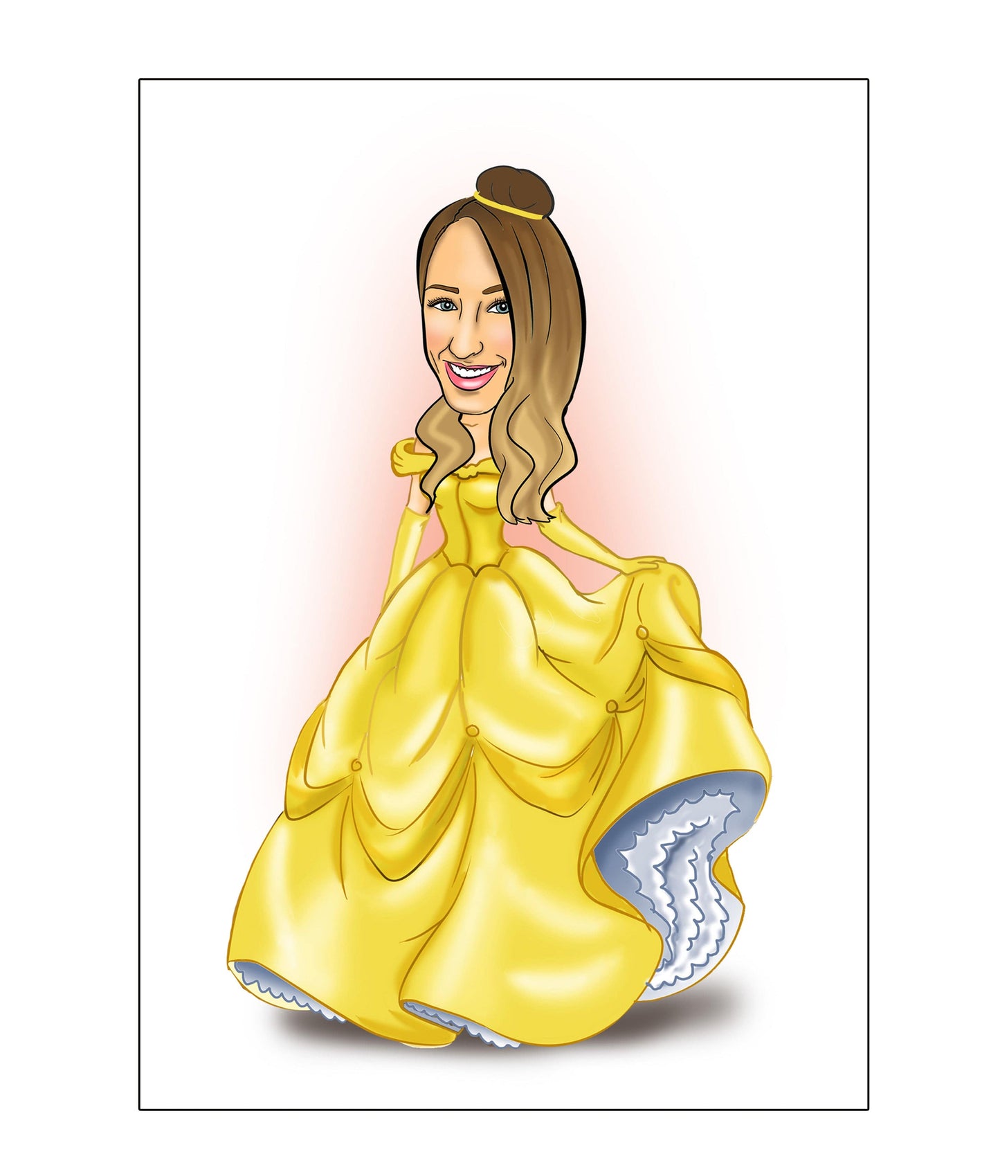 Princess Caricature - Belle