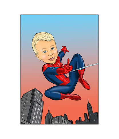 Spiderman Caricature