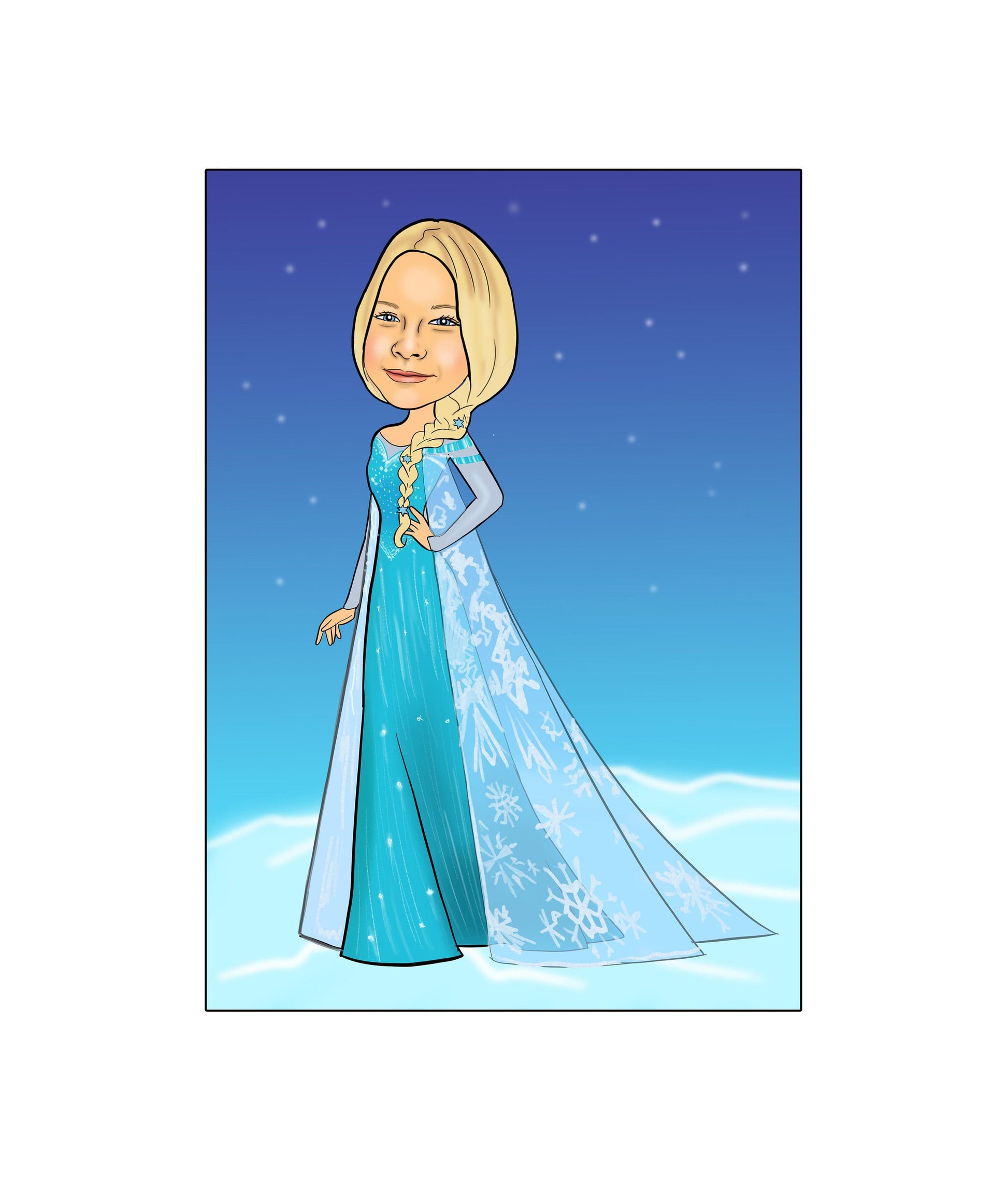 Princess Elsa Caricature | Elsa Caricature | Steph' Sketches